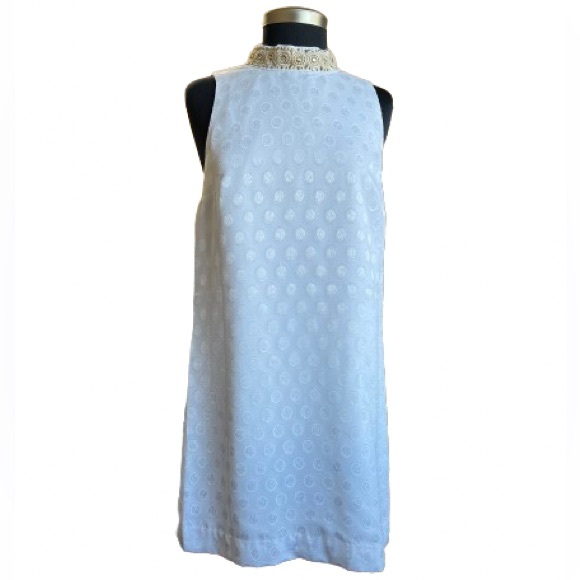 Lilly Pulitzer Brandi Shift Resort White Foil Printed Polka Dot Size 6 - Picture 2 of 9